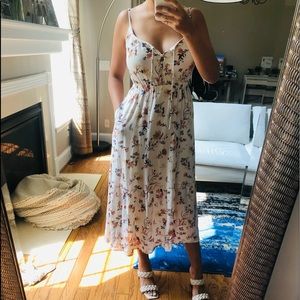 Easy Waist Tiered Midaxi Dress